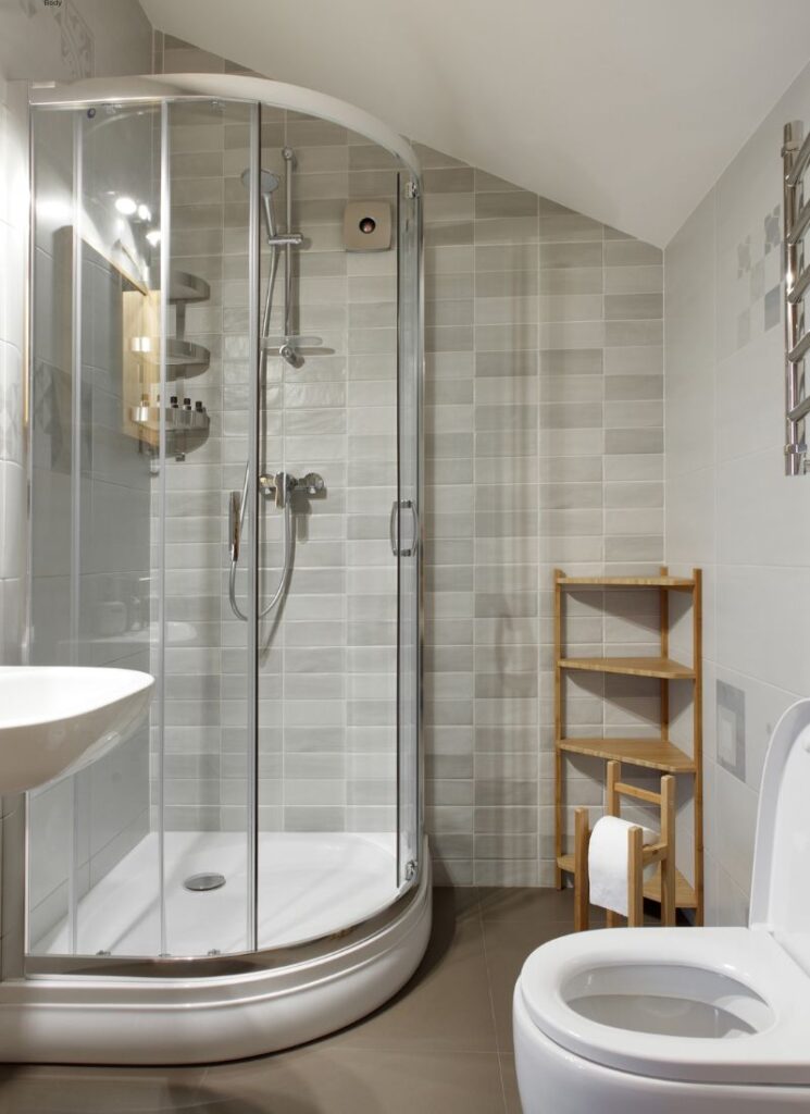 fragile bathroom section